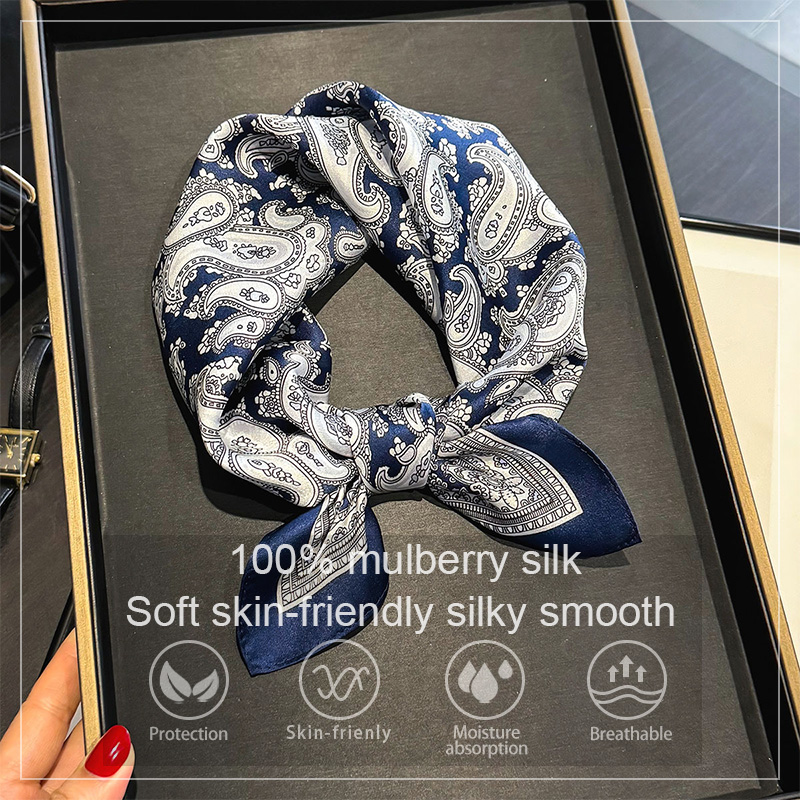 Face Scarf Mask - Luxe 100% Moerbei Zijden Sjaal Vrouwen