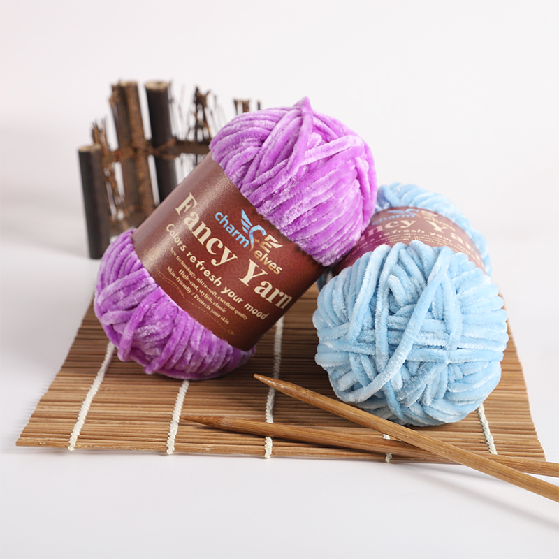 Woven Scarf Blanket - 2-pack Chenille warm fluwelen garen, 100