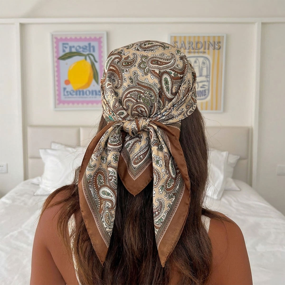 Scarf Silk Square - Nieuw ontwerp mode vierkante zijden sjaal