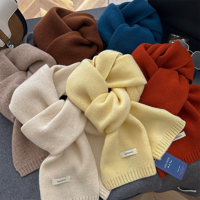 48-kleurige pure wollen sjaal  - Muffler Men Wool recensie en prijs