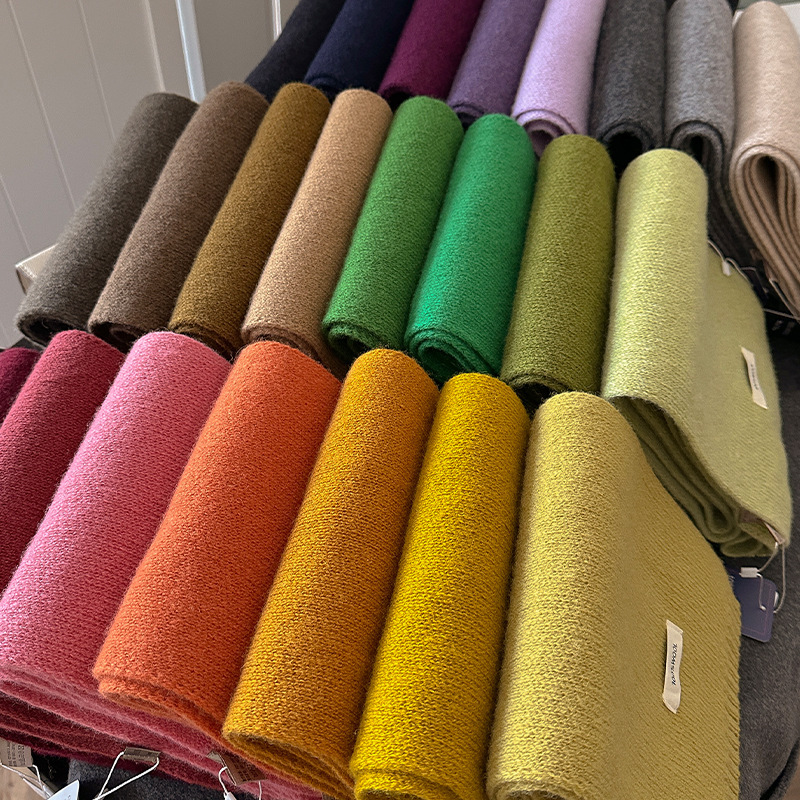 48-kleurige pure wollen sjaal  - Muffler Men Wool recensie en prijs
