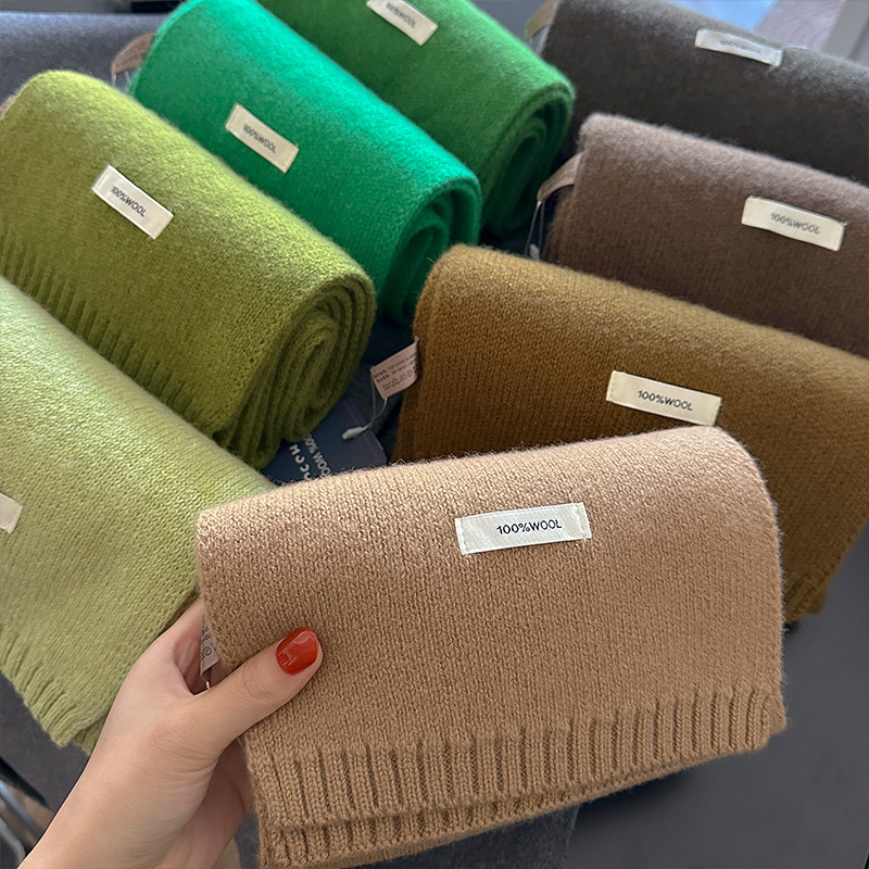 48-kleurige pure wollen sjaal  - Muffler Men Wool recensie en prijs