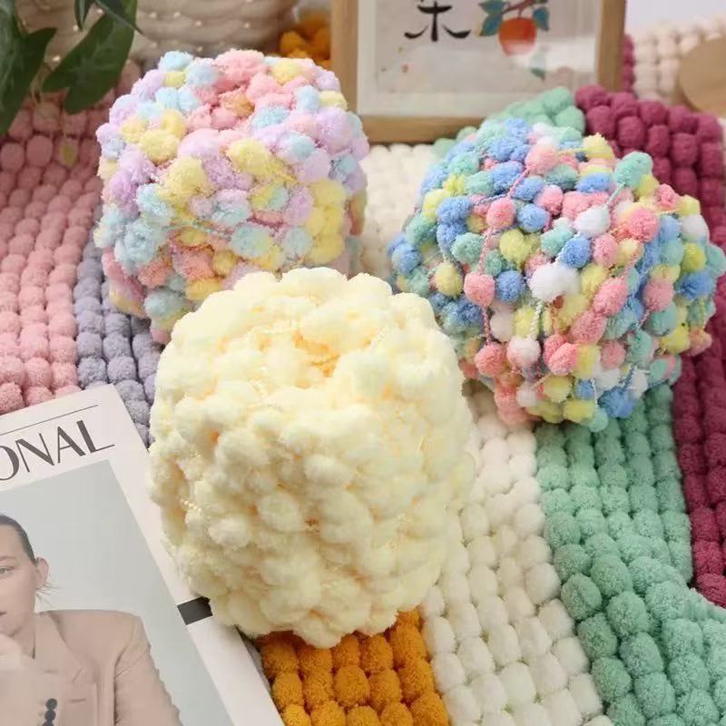 100g Pom Pom Garen Kleurrijk D - Woven Scarf Blanket recensie en prijs