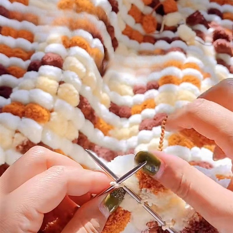 100g Pom Pom Garen Kleurrijk D - Woven Scarf Blanket recensie en prijs