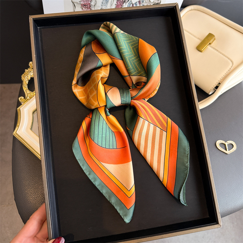 2026 Nieuwe Geometrie Print Zi - Scarf Silk Square recensie en prijs