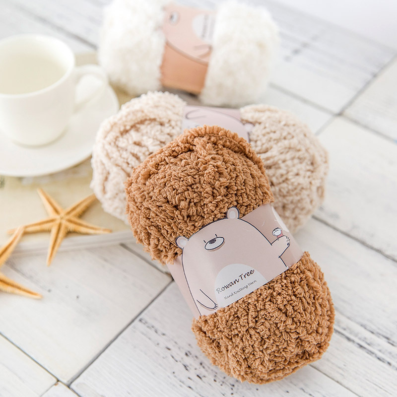 50G/Ball Dik Pluche Fluweel Ko - Woven Scarf Blanket recensie en prijs