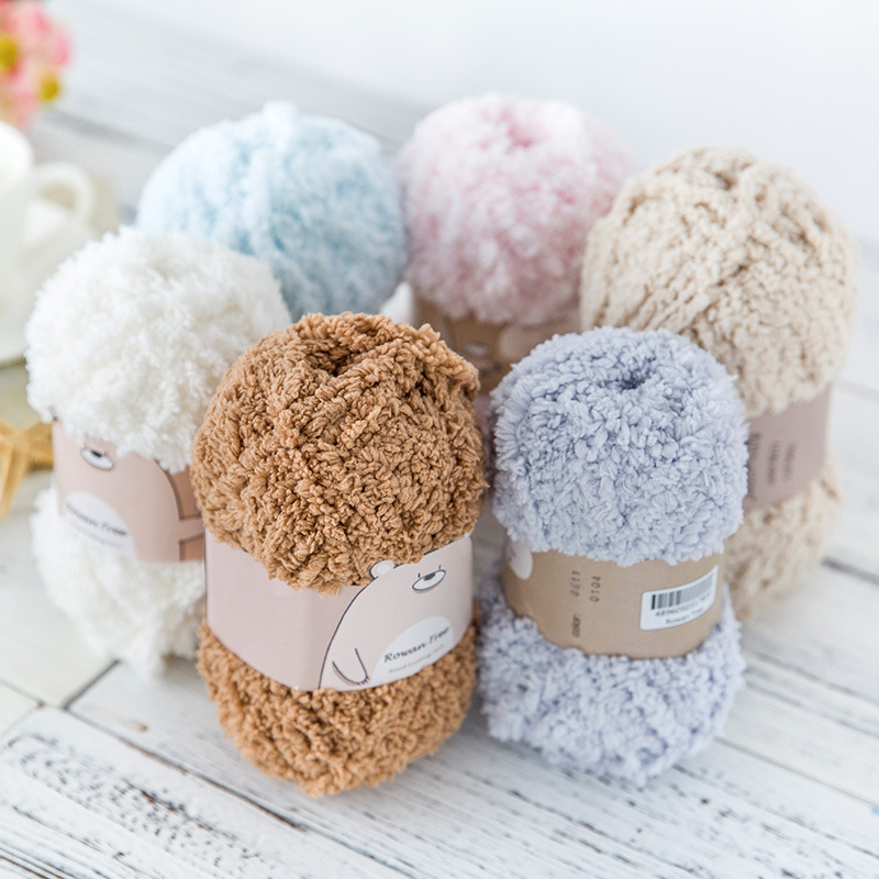 50G/Ball Dik Pluche Fluweel Ko - Woven Scarf Blanket recensie en prijs
