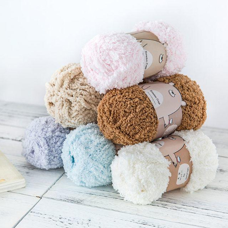 50G/Ball Dik Pluche Fluweel Ko - Woven Scarf Blanket recensie en prijs